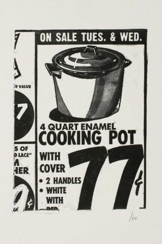 Andy Warhol, ‘Cooking Pot (FS II.1)’, 1962, Print, Photoengraving on Rives BFK paper, null, Numbered