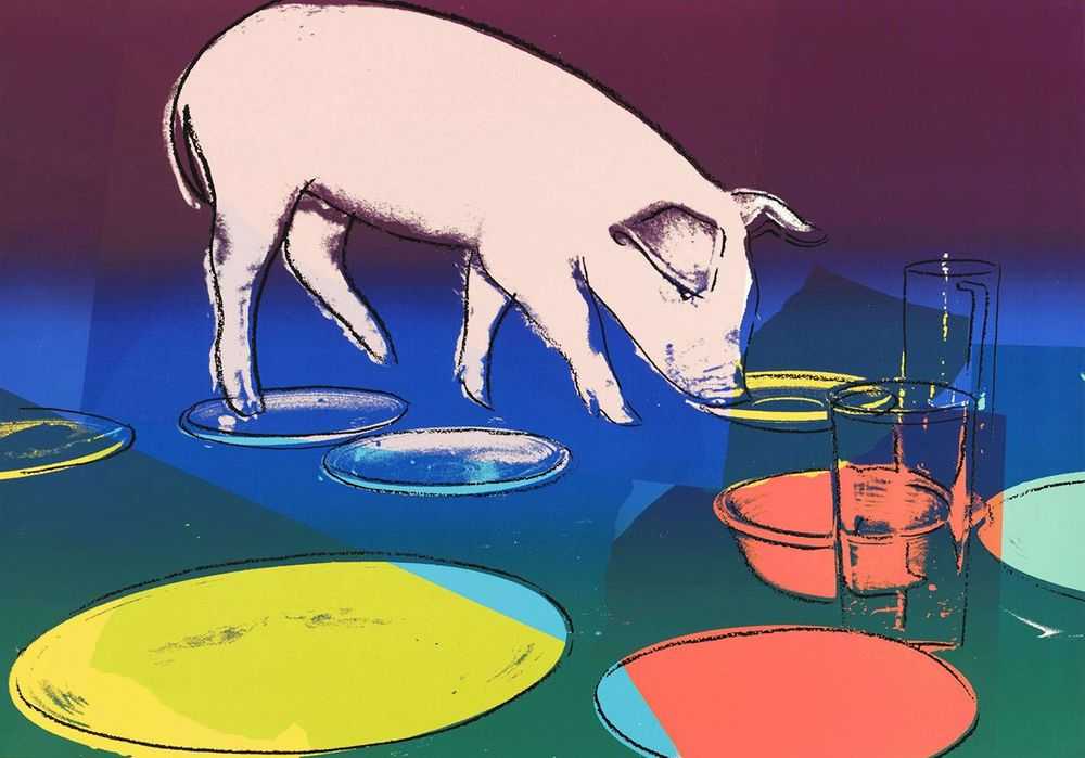 Andy Warhol, ‘Fiesta Pig (FS II.184)’, 1979, Print, Screen print on Arches 88 paper, Axel Springer Verlag, Numbered