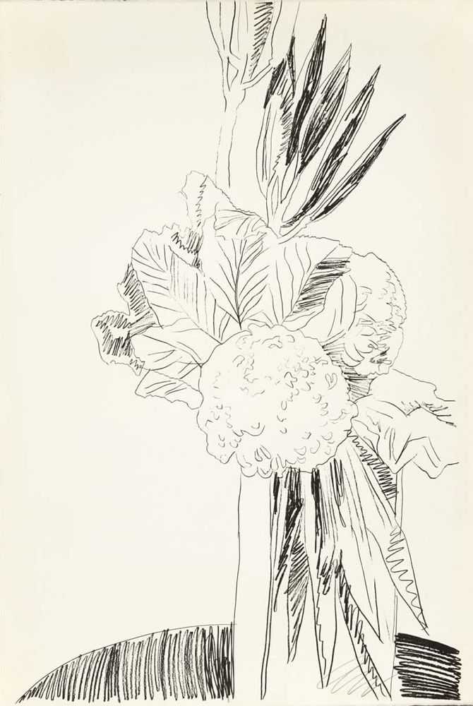 Andy Warhol, ‘Flowers (Black and White) (FS II.100)’, 1974, Print, Screenprint on Arches paper and J. Green paper, null, Numbered