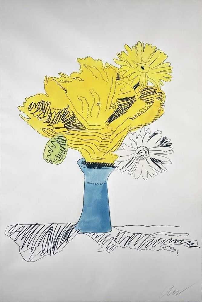 Andy Warhol, ‘Flowers (Hand-Colored) (FS II.113)’, 1974, Print, Screenprint hand colored with Dr. Martin's aniline watercolor dyes on Arches paper and J. Green paper, Peter M. Brand, Castelli Graphics, and Multiples, Inc., Numbered, Dated