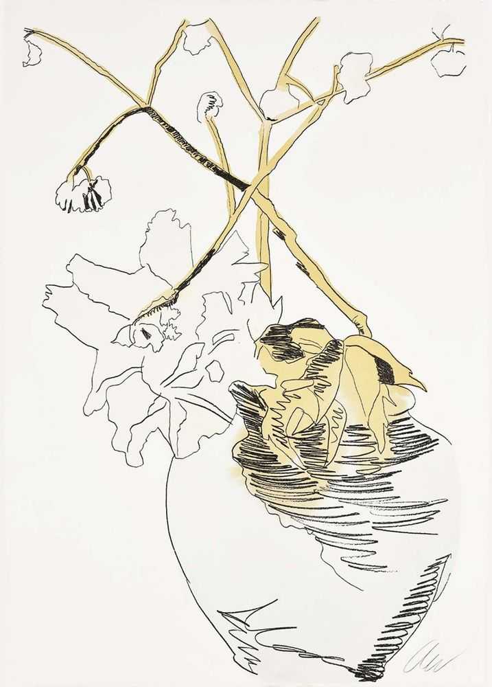 Andy Warhol, ‘Flowers (Hand-Colored) (FS II.119)’, 1974, Print, Screenprint hand colored with Dr. Martin's aniline watercolor dyes on Arches paper and J. Green paper, Peter M. Brand, Castelli Graphics, and Multiples, Inc., Numbered, Dated