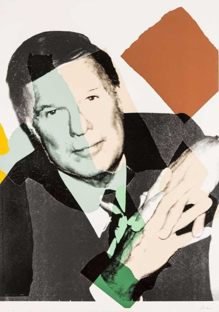 Andy Warhol, ‘Frederick Weisman (FS II.123)’, 1975, Print, Screenprint on Arches Aquarelle paper, Andy Warhol Enterprises, Inc., 