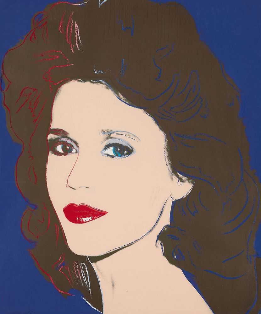 Andy Warhol, ‘Jane Fonda (FS II.268)’, 1982, Print, Screenprint on Lenox Museum Board, Friends of Tom Hayden, Numbered