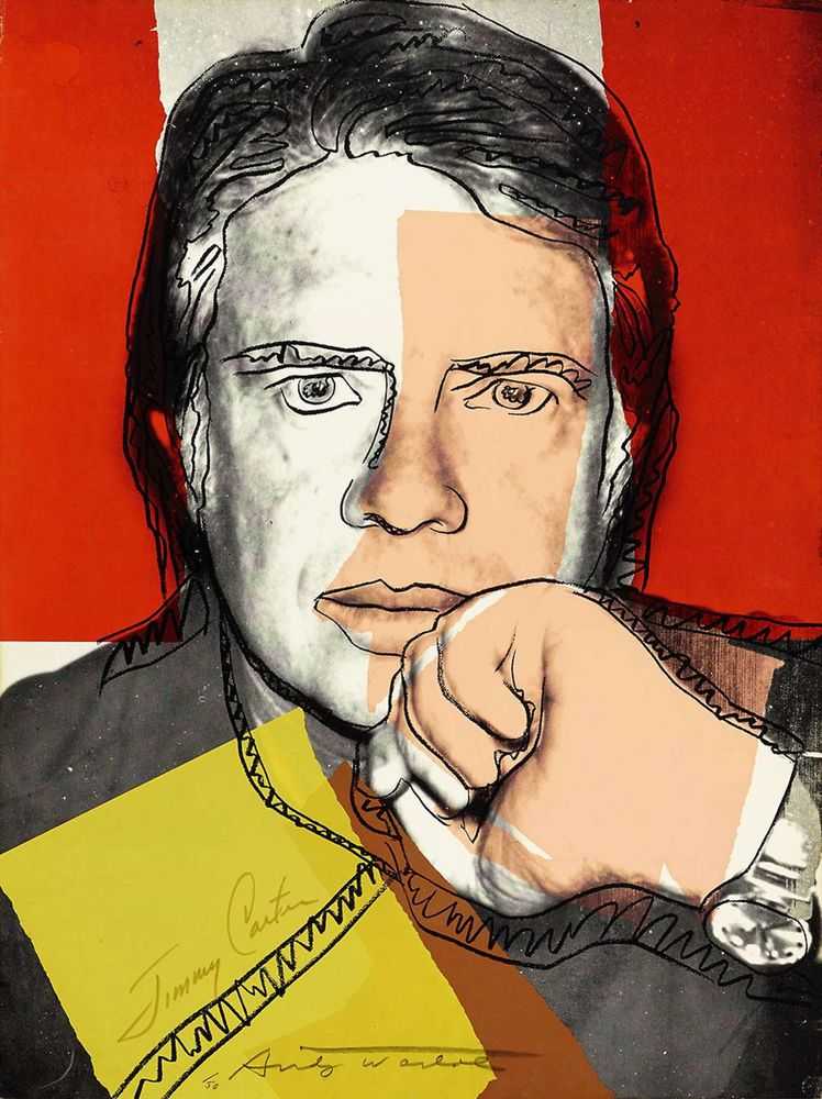 Andy Warhol, ‘Jimmy Carter I (FS II.150)’, 1976, Print, Screenprint on Strathmore Bristol Paper, Democratic National Committee, Numbered