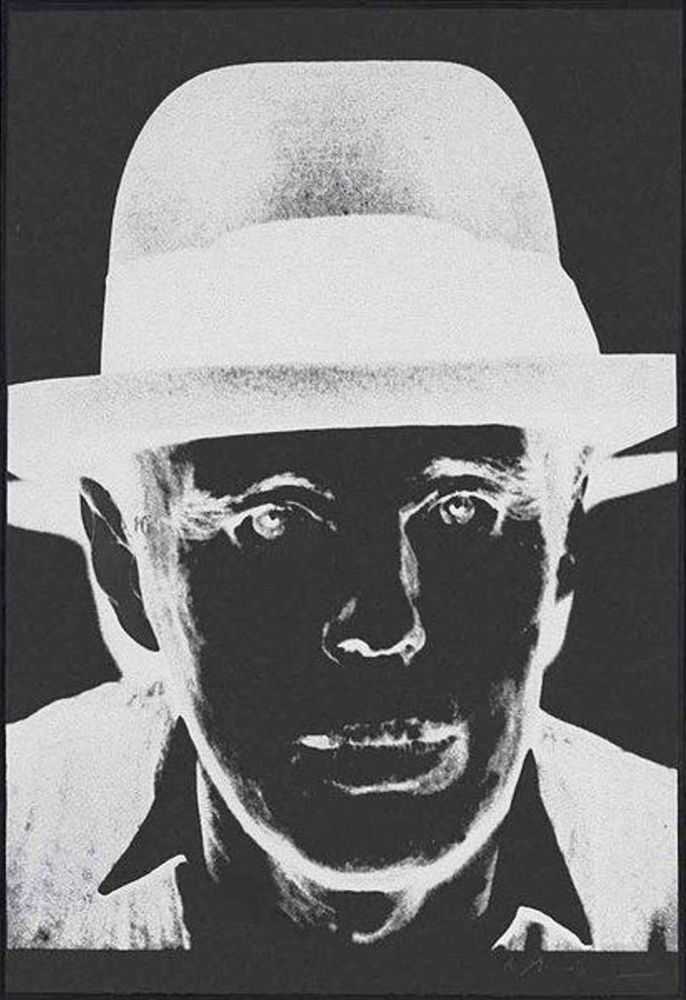 Andy Warhol, ‘Joseph Beuys (FS II.245)’, 1980, Print, Screenprint on Arches Cover Black paper, Editions Schellmann & Klüser, Numbered