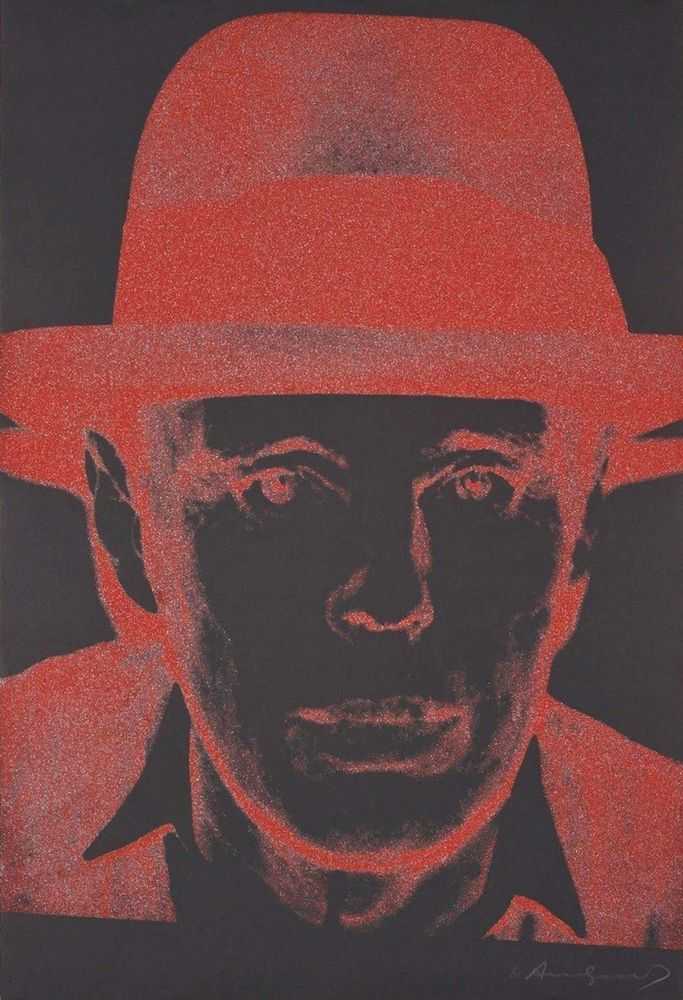 Andy Warhol, ‘Joseph Beuys (FS II.247)’, 1980, Print, Screenprint on Arches Cover Black paper, Editions Schellmann & Klüser, Numbered