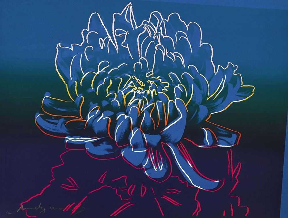 Andy Warhol, ‘Kiku (FS II.307)’, 1983, Print, Screenprint on Rives BFK Paper., Gendai Hanga Center, Numbered