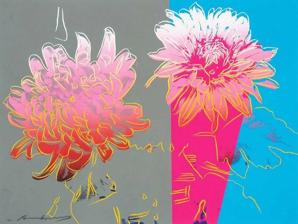 Andy Warhol, ‘Kiku (FS II. 308)’, 1983, Print, Screenprint on Rives BFK Paper., Gendai Hanga Center, Numbered
