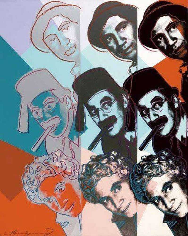 Andy Warhol, ‘Marx Brothers (FS II.232)’, 1980, Print, Screenprint on Lenox Museum Board., Ronald Feldman Fine Arts and Jonathan A Editions, Numbered
