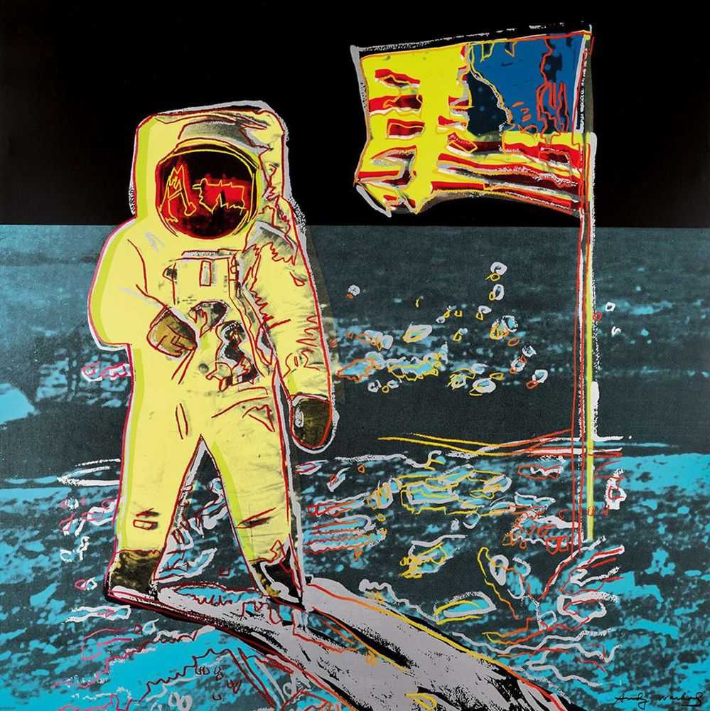 Andy Warhol, ‘Moonwalk (FS II.404)’, 1987, Print, Screenprint on Lenox Museum Board, Ronald Feldman Fine Art, Numbered