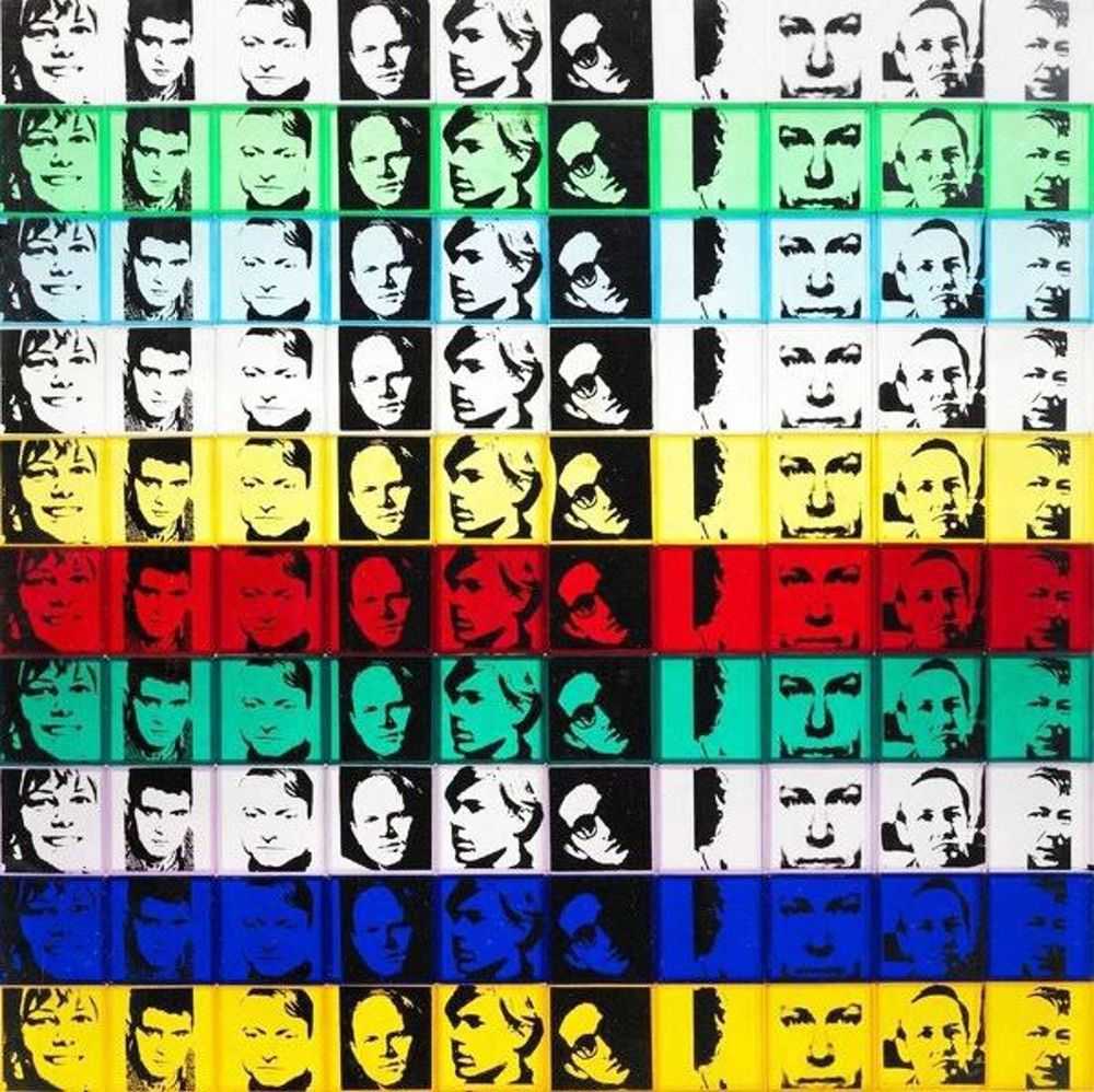 Andy Warhol, ‘Portraits of the Artists (FS II.17)’, 1967, Print, Screenprint on one hundred polystyrene boxes in ten colors, Tanglewood Press, Inc., Numbered