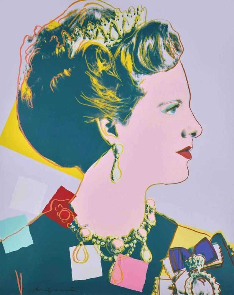 Andy Warhol, ‘Queen Margrethe II of Denmark (FS II.342)’, 1985, Print, Screenprint on Lenox Museum Board, George C.P. Mulder, Numbered
