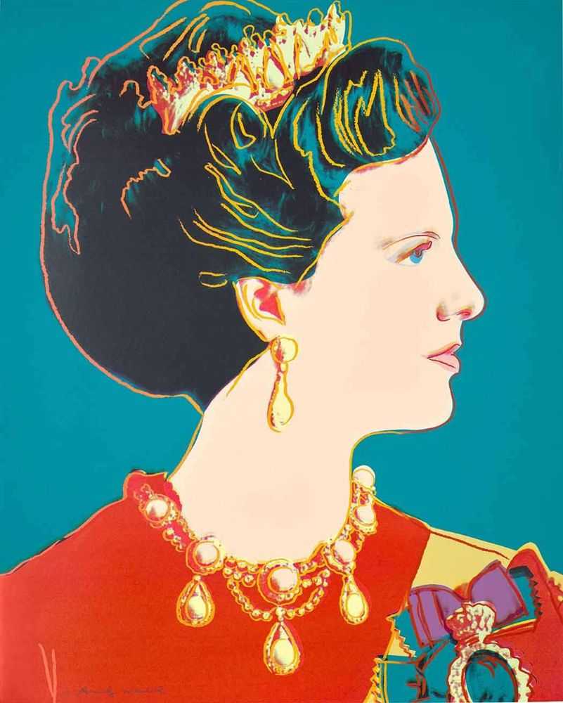 Andy Warhol, ‘Queen Margrethe II of Denmark (FS II.343)’, 1985, Print, Screenprint on Lenox Museum Board, George C.P. Mulder, Numbered