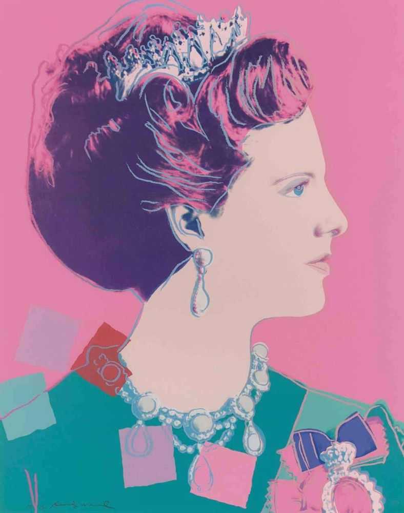 Andy Warhol, ‘Queen Margrethe II of Denmark (FS II.345)’, 1985, Print, Screenprint on Lenox Museum Board, George C.P. Mulder, Numbered
