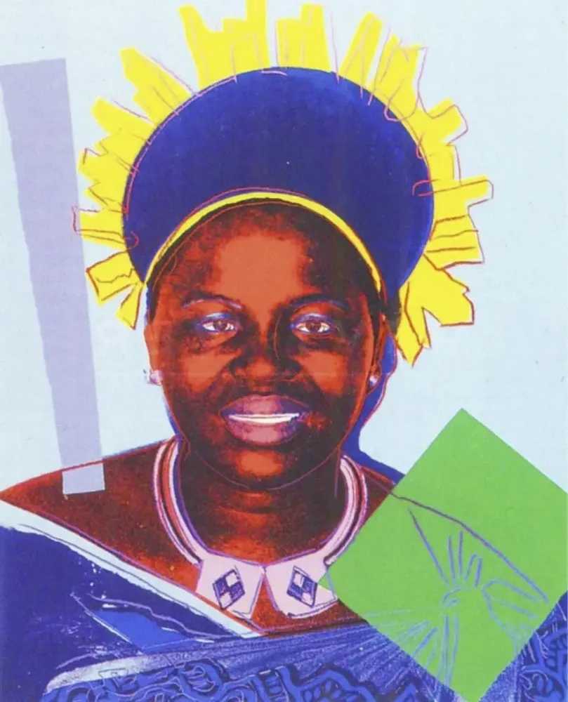 Andy Warhol, ‘Queen Ntombi Twala 347’, 1985, Print, Screenprint on Lenox Museum Board, null, Numbered