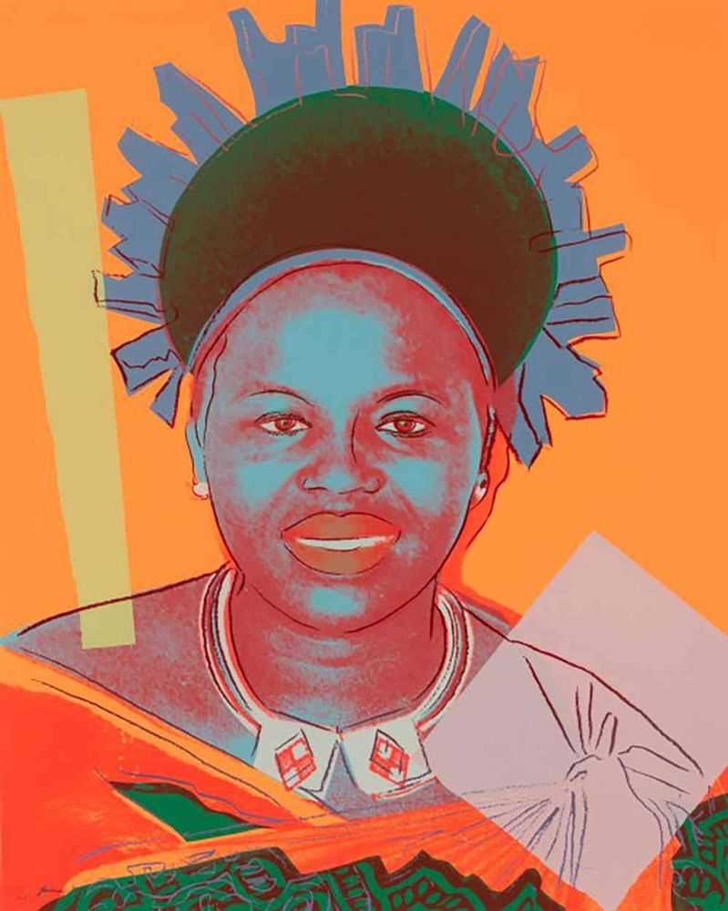 Andy Warhol, ‘Queen Ntombi Twala of Swaziland (FS II.346)’, 1985, Print, Screenprint on Lenox Museum Board, George C.P. Mulder, Numbered