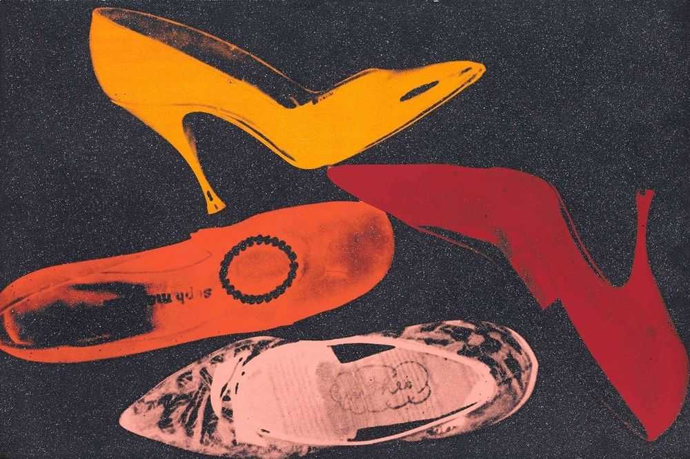 Andy Warhol, ‘Shoes (FS II.253)’, 1980, Print, Screenprint with Diamond Dust on Arches Aquarelle (Cold Pressed) Paper, Self Published, Numbered, Dated