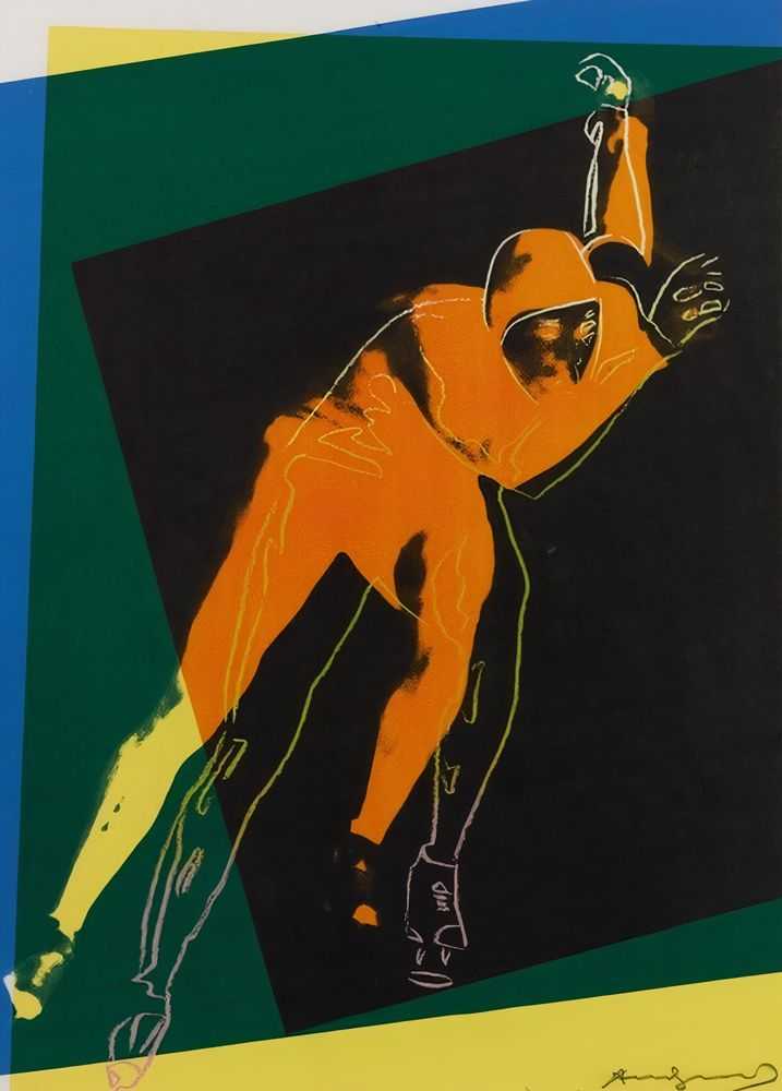 Andy Warhol, ‘Speed Skater (FS II.303)’, 1983, Print, Screenprint on Arches 88 paper, null, Numbered