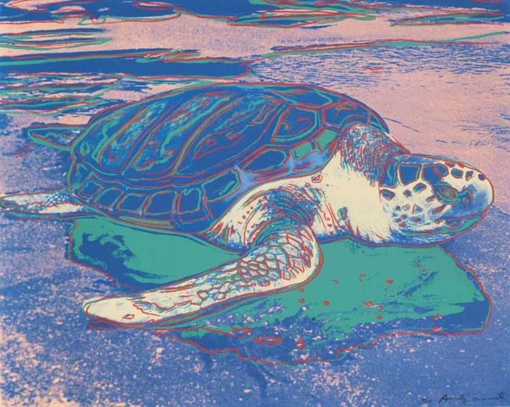 Andy Warhol, ‘Turtle (FS II.360A)’, 1985, Print, Screenprint on Lenox Museum Board, CBS, Inc., Numbered