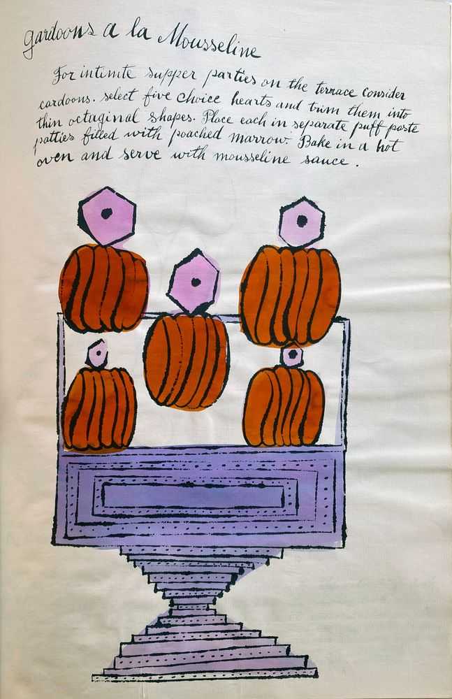 Andy Warhol, ‘Wild Raspberries IV.140A’, 1959, Print, Offset lithograph with hand-coloring in watercolor, on laid paper, null, 