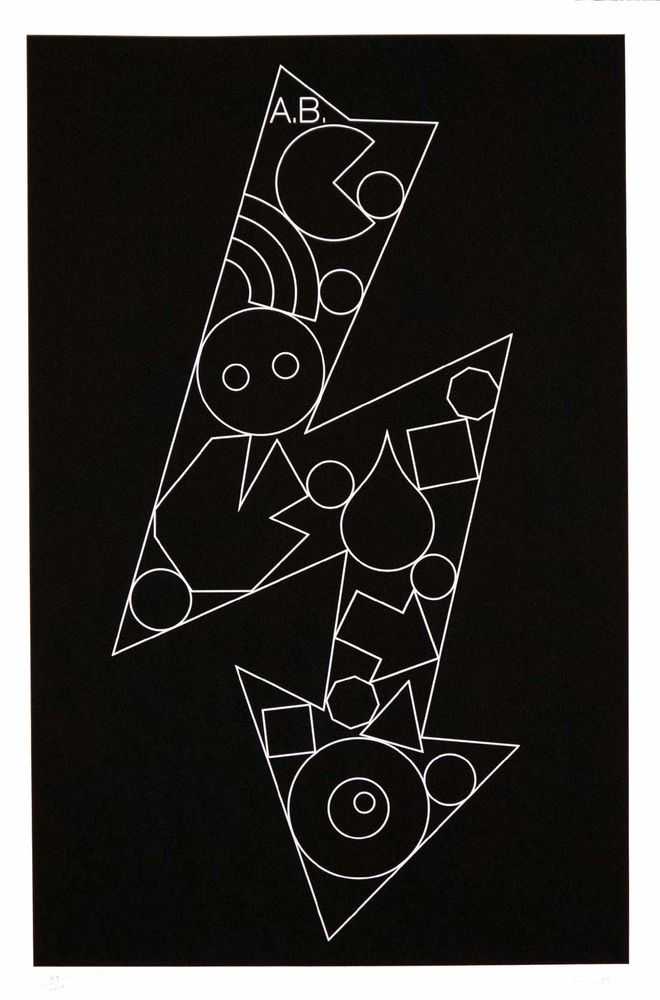 Anthony Burrill, ‘Lighting with Geometric Forms’, 2021, Print, Screenprint, Self-released, Numbered