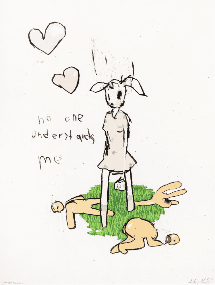 Antony Micallef, ‘No One Understands Me’, 12-01-2006, Print, Lithograph on Somerset velvet 300gsm paper, Eyestorm, Numbered
