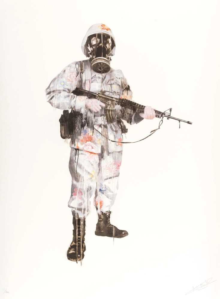 Antony Micallef, ‘Peacekeeper’, 19-09-2007, Print, Lithograph on wove paper, Lazinc, Numbered