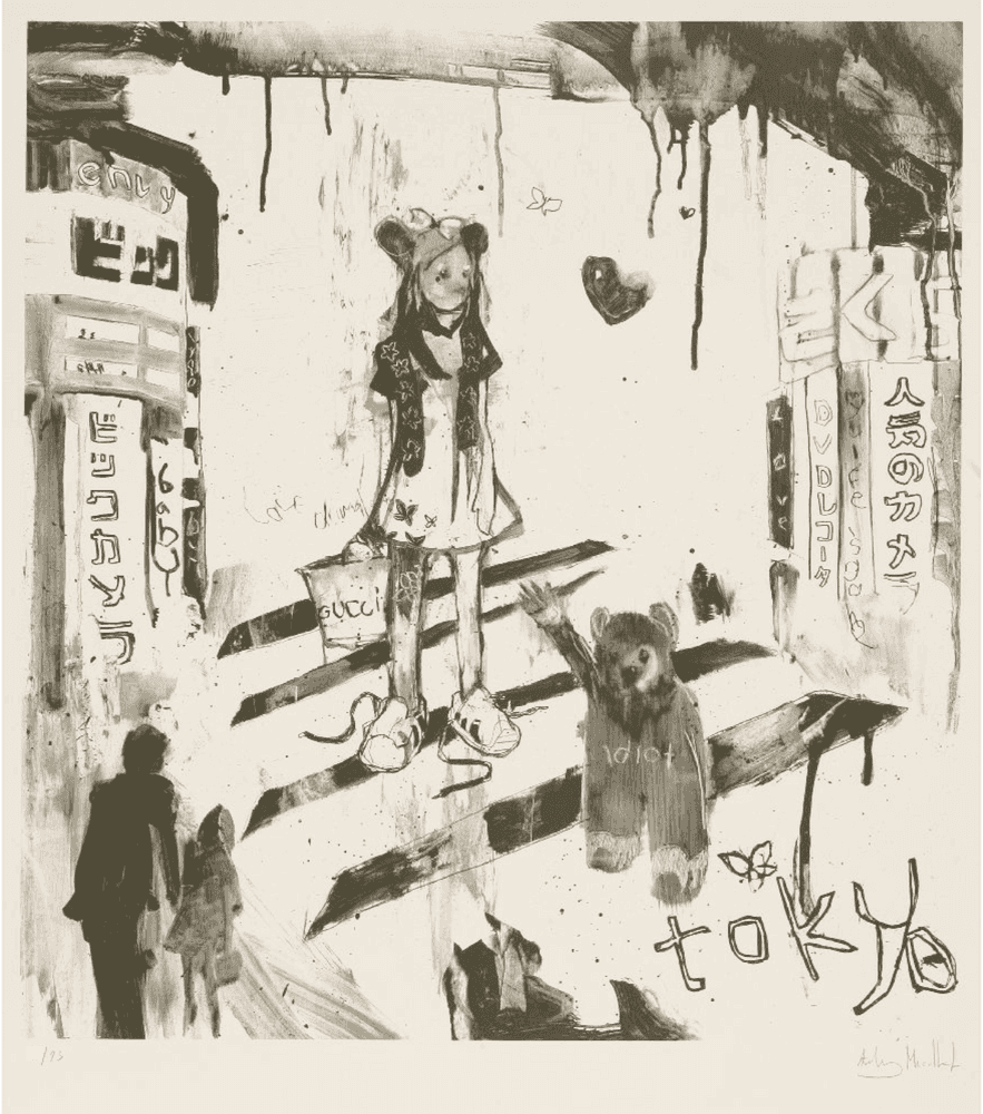Antony Micallef, ‘Shibuya Crossing’, 12-01-2006, Print, Lithograph on wove paper, Eyestorm, Numbered