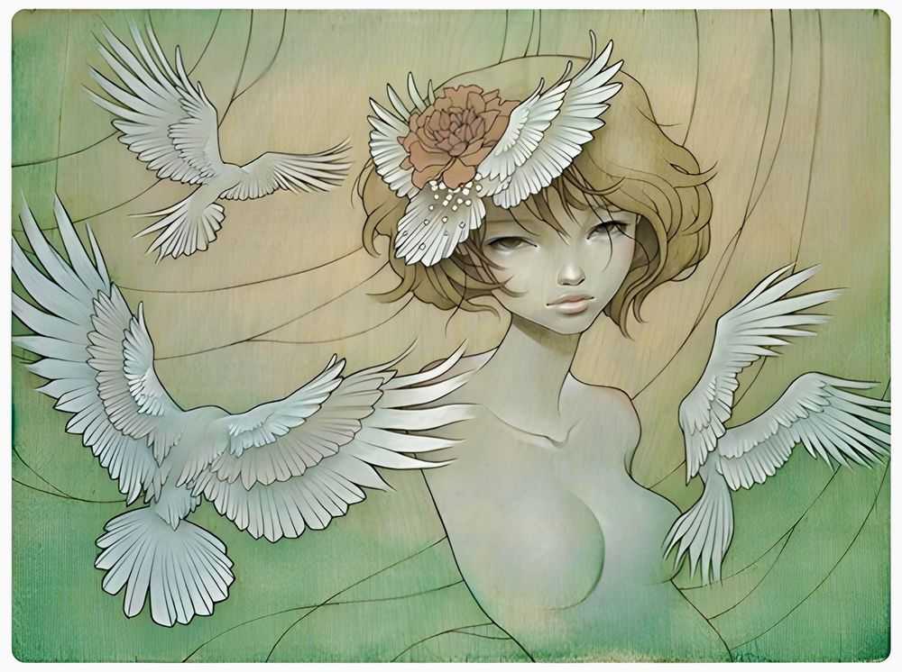 Audrey Kawasaki, ‘Overlap’, 29-01-2009, Print, Giclee Print, Outré Gallery, 