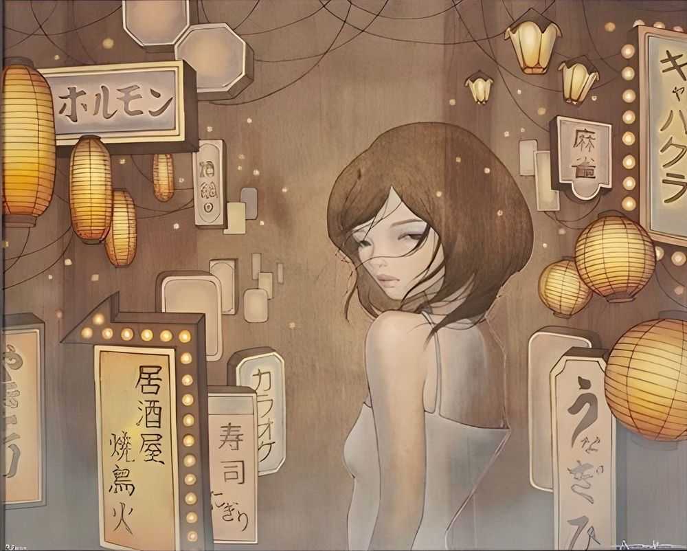 Audrey Kawasaki, ‘Saying Goodbye’, 22-08-2009, Print, Giclee Print, Self Released, Numbered