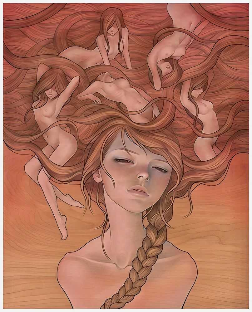 Audrey Kawasaki, ‘She Entwined’, 27-02-2011, Print, Giclee Print, Self Released, Numbered