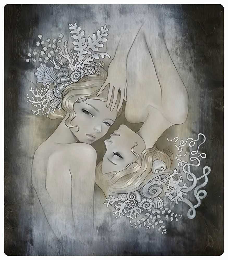 Audrey Kawasaki, ‘Two Sisters (Timed Release)’, 06-12-2008, Print, Giclee Print, Self Released, 