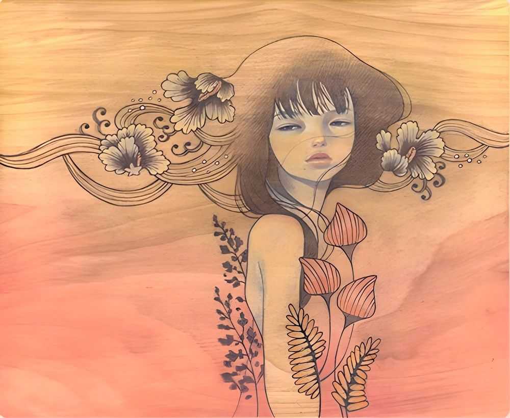 Audrey Kawasaki, ‘Yume No Ato’, 04-04-2007, Print, Giclee Print, Self Released, Numbered
