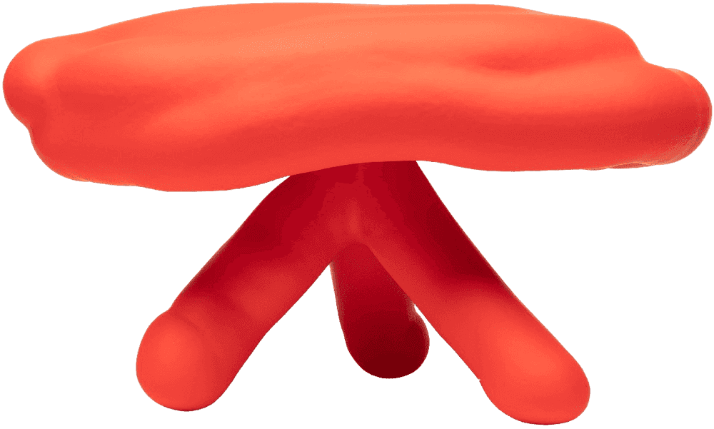Austin Lee, ‘Stump (Red)’, 2021, Sculpture, Reinforced fiberglass soft foam top, rubber coated, Case Studyo, Numbered