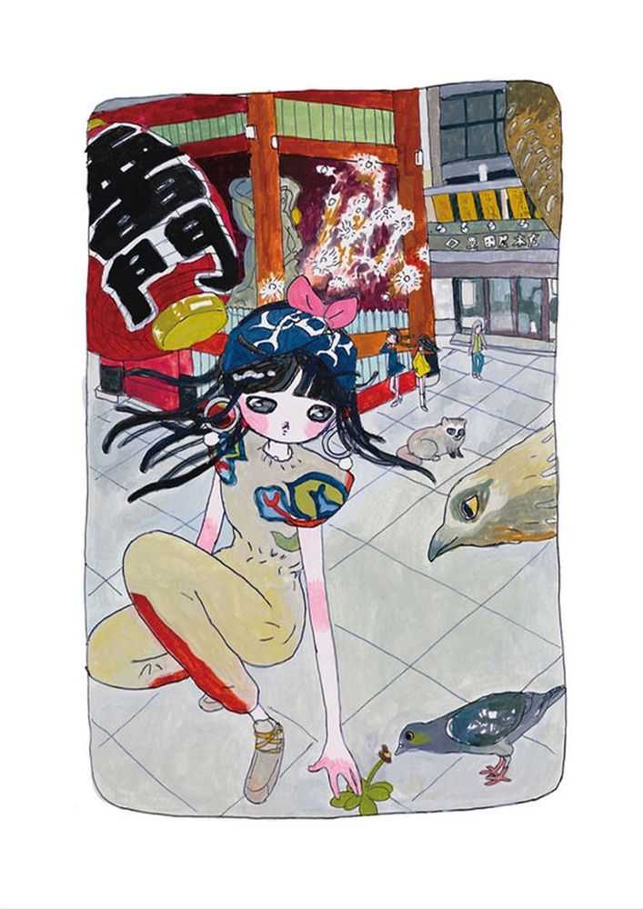Aya Takano, ‘Deep Connecting Nature Network’, 2020, Print, Archival pigment print + silkscreen, Kaikai Kiki, Numbered