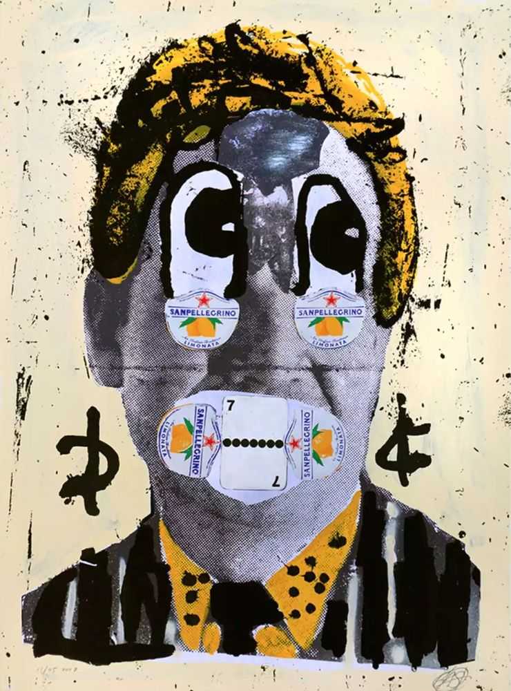 Bäst, ‘Limonata’, 15-06-2017, Print, 6 Layer Silkscreen Print with Hand Finishing, Silkscreen Ink, Acrylics, Spray paint on Archival Paper, BAST NY, Numbered, Handfinished