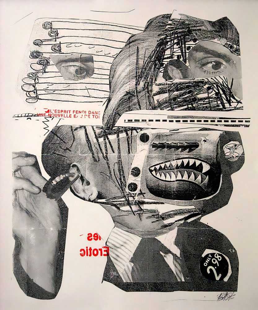 Bäst, ‘Onassis’, 16-03-2010, Print, Painted Archival paper. Printed with black oil based ink with small red accents, BAST NY, Numbered, Handfinished