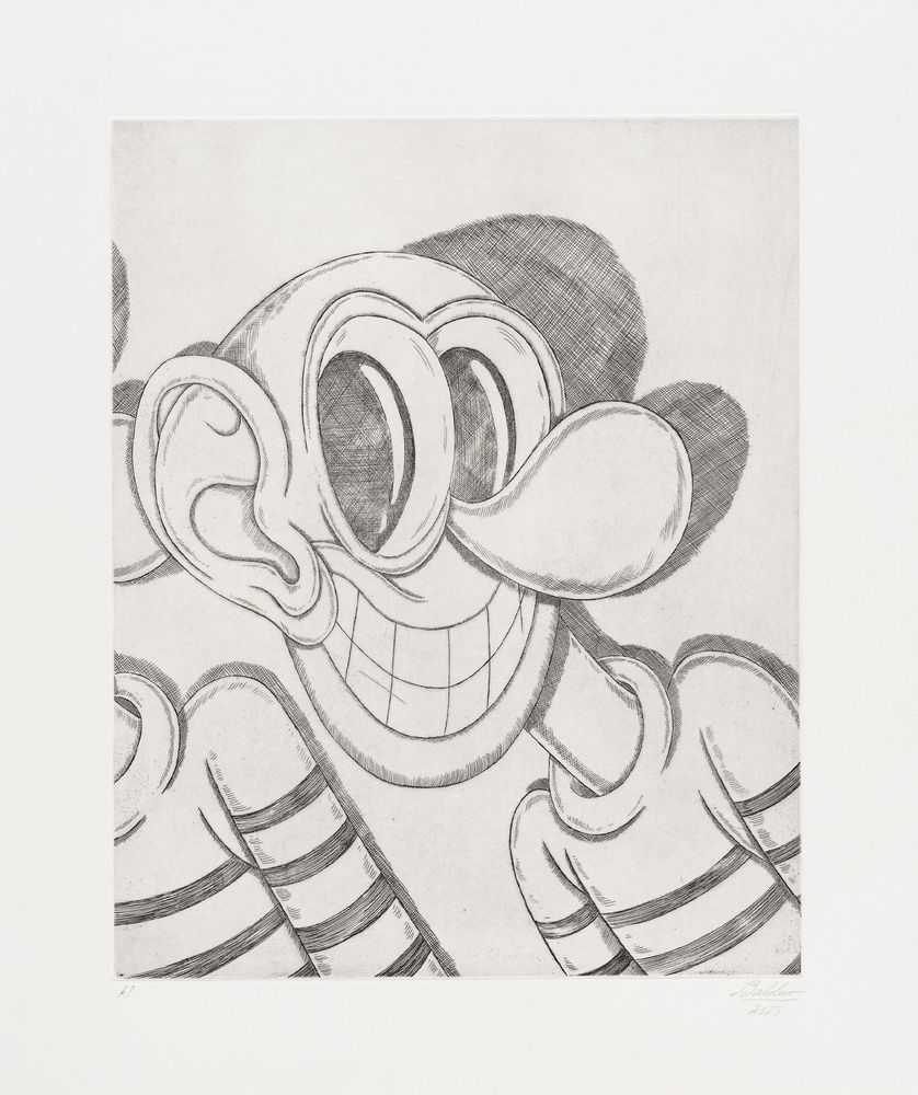 Baldur Helgason, ‘Menippean Satire’, 2024, Print, Hard-ground etching on 300gsm Somerset Satin White paper with deckled edges, Avante Arte, Numbered