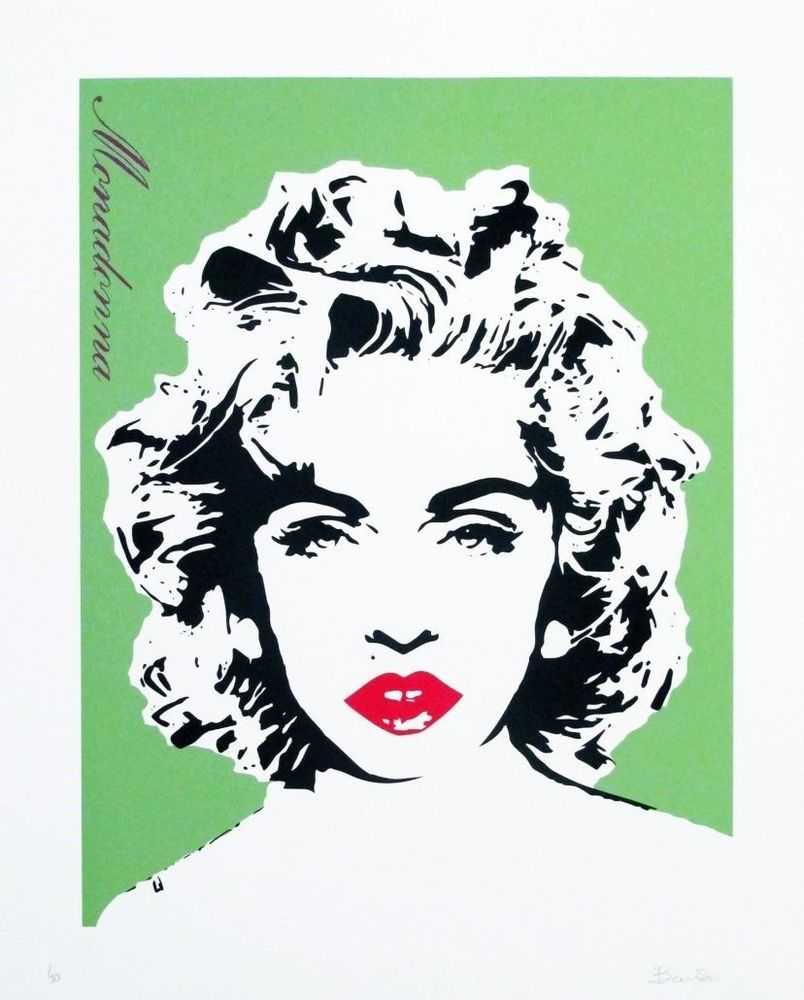 Bambi, ‘Madonna (Green)’, 2013, Print, Screenprint in colours, null, Numbered