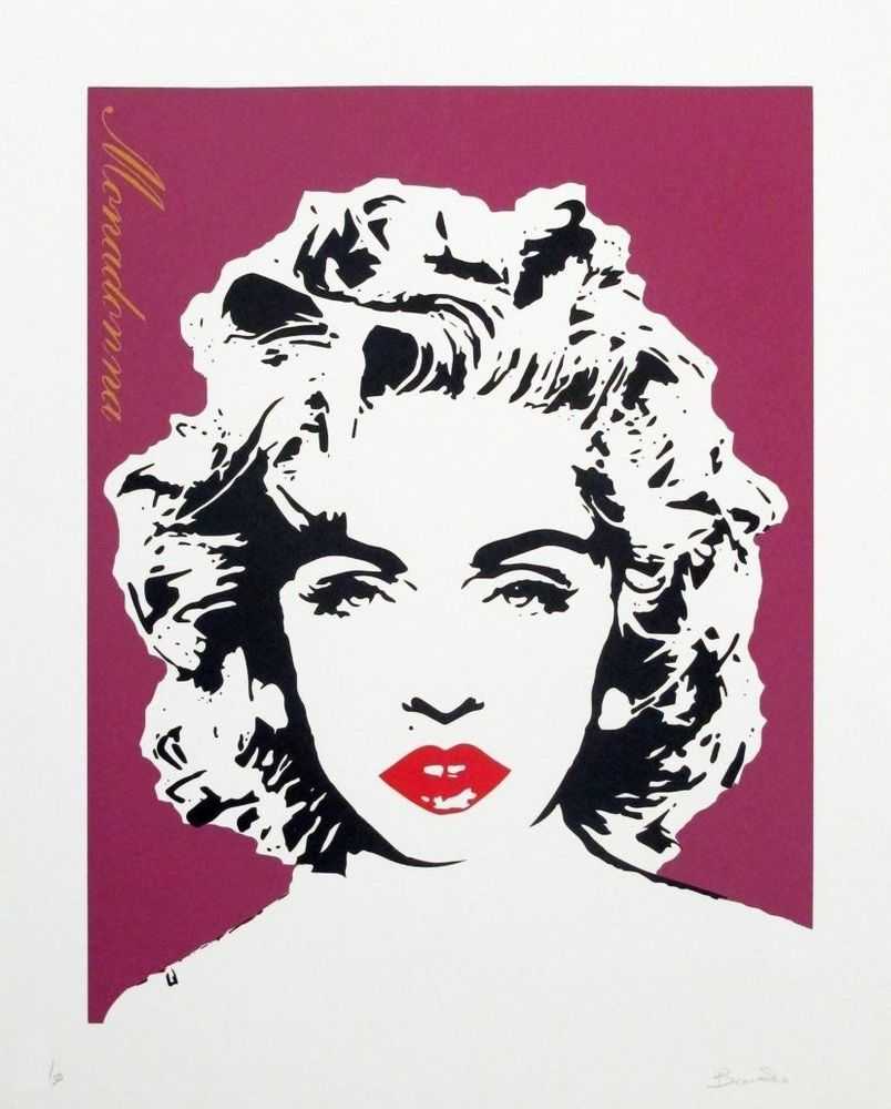Bambi, ‘Madonna (Purple)’, 2013, Print, Screenprint in colours, null, Numbered