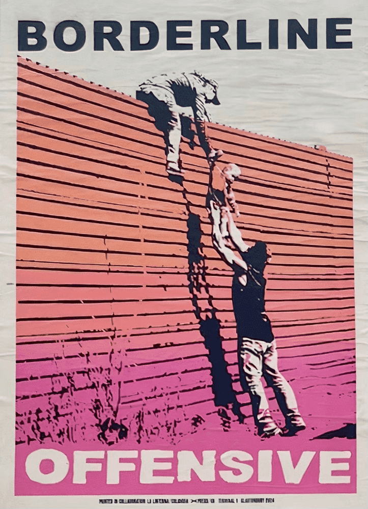Banksy, ‘Borderline Offensive (Glastonbury Poster)’, 2024, Print, Offset lithograph, null, 