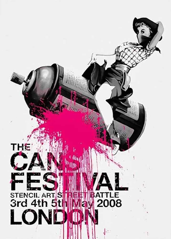 Banksy, ‘Cans Festival (Offset Lithograph)’, 2008, Print, Offset Lithograph, null, 