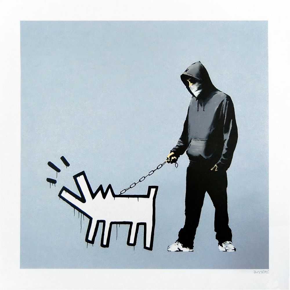 Banksy, ‘Choose Your Weapon (Silver)’, 2010, Print, Screenprint in colours on wove paper, Pictures On Walls, Numbered