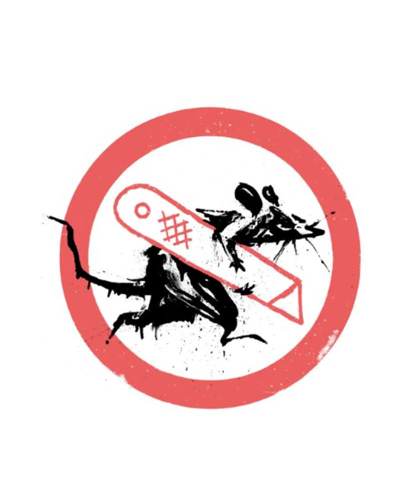 Banksy, ‘Cut and Run (Rat Poster)’, 18-06-2023, Print, Offset lithograph, Gallery of Modern Art, 