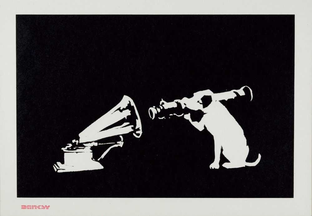 Banksy, ‘HMV (Signed)’, 2003, Print, Screenprint on paper, Pictures On Walls, Numbered, Dated