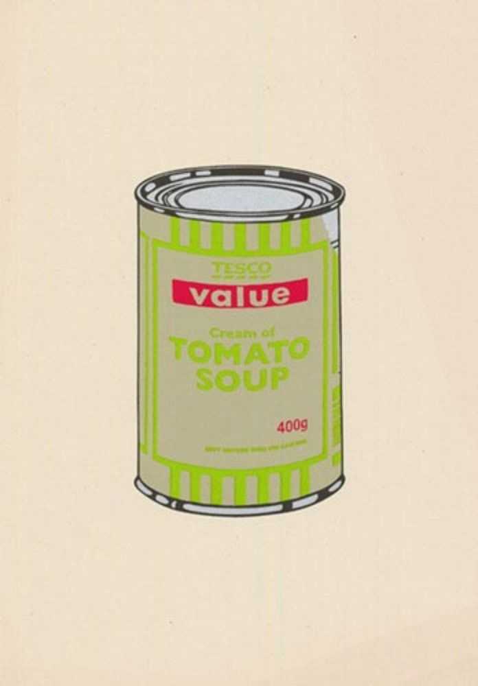 Banksy, ‘Soup Can (Sage, Green, Lime, Cherry)’, 2005, Print, Screenprint in colours on wove paper, Pictures On Walls, Numbered, Dated