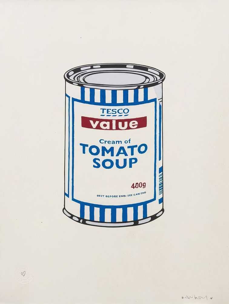 Banksy, ‘Soup Can (Signed)’, 2005, Print, Screenprint in colours on wove paper, Pictures On Walls, Numbered, Dated