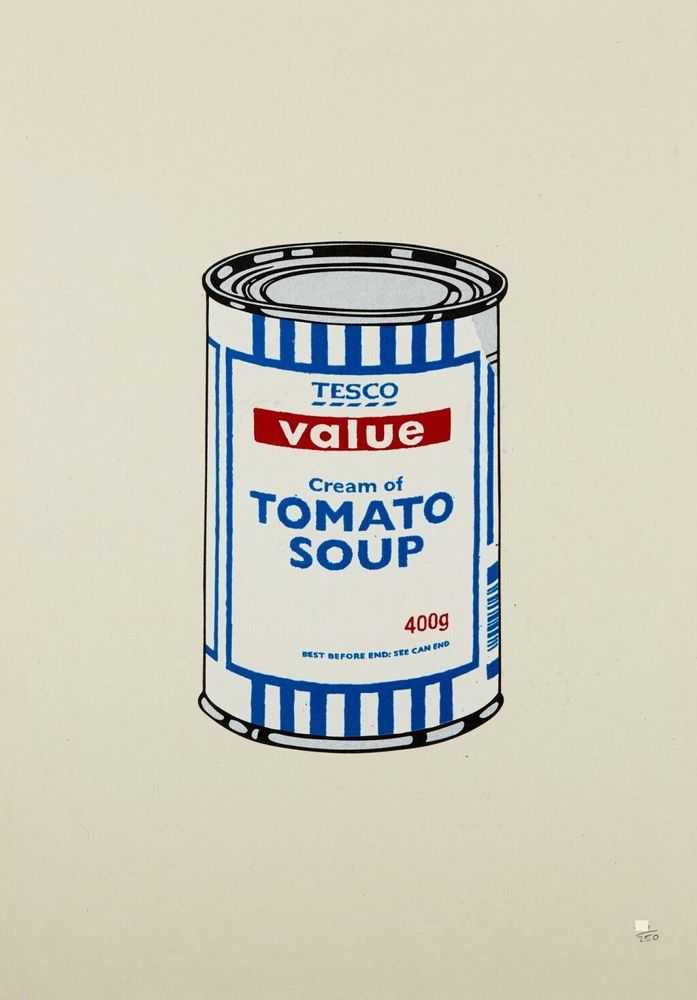 Banksy, ‘Soup Can (Unsigned)’, 2005, Print, Screenprint in colours on wove paper, Pictures On Walls, Numbered