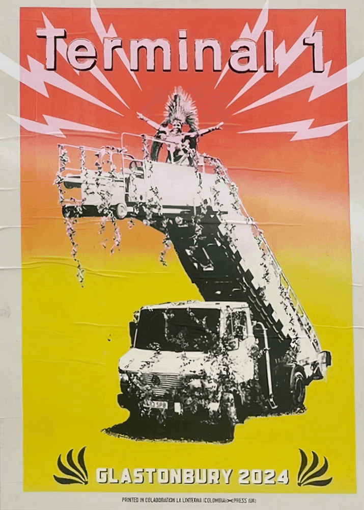 Banksy, ‘Terminal 1 (Glastonbury Poster)’, 2024, Print, Offset lithograph, null, 