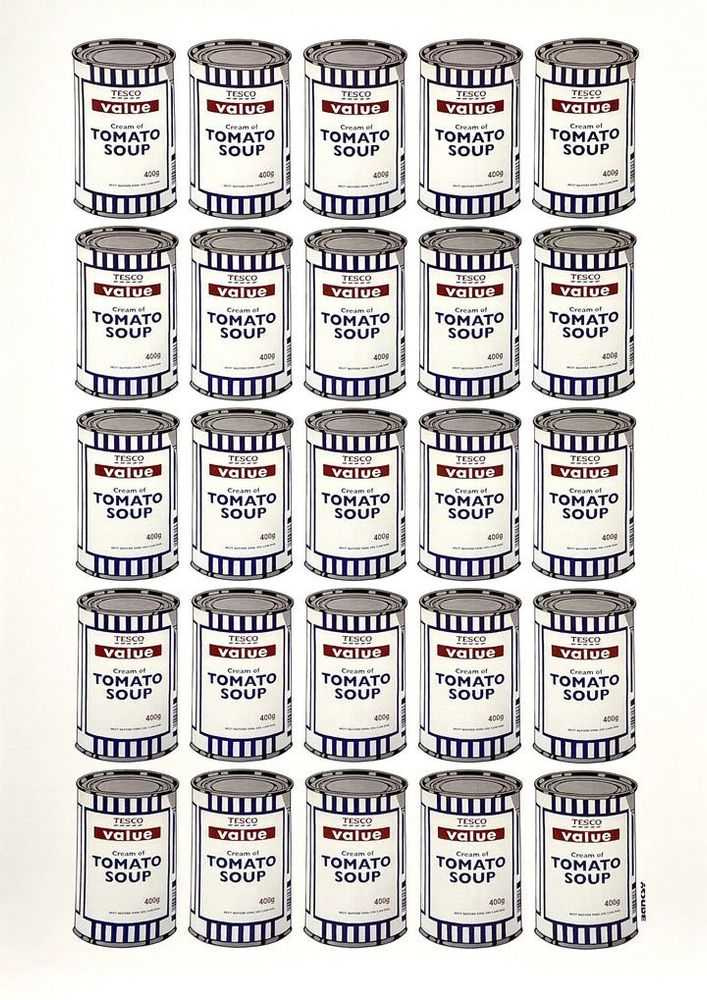 Banksy, ‘Tesco Soup Cans’, 2017, Print, Offset lithograph print on thick poster paper., null, 